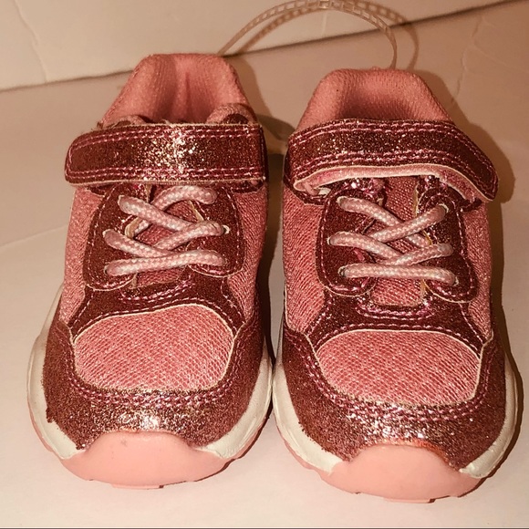 NWT Carter's Unisex-Child Flash Sneaker Color-Rose Gold (Pink)Size 7 - Picture 4 of 11